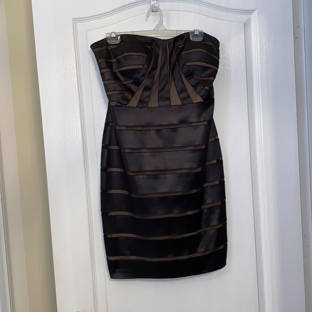 Black / Nude Mini Dress